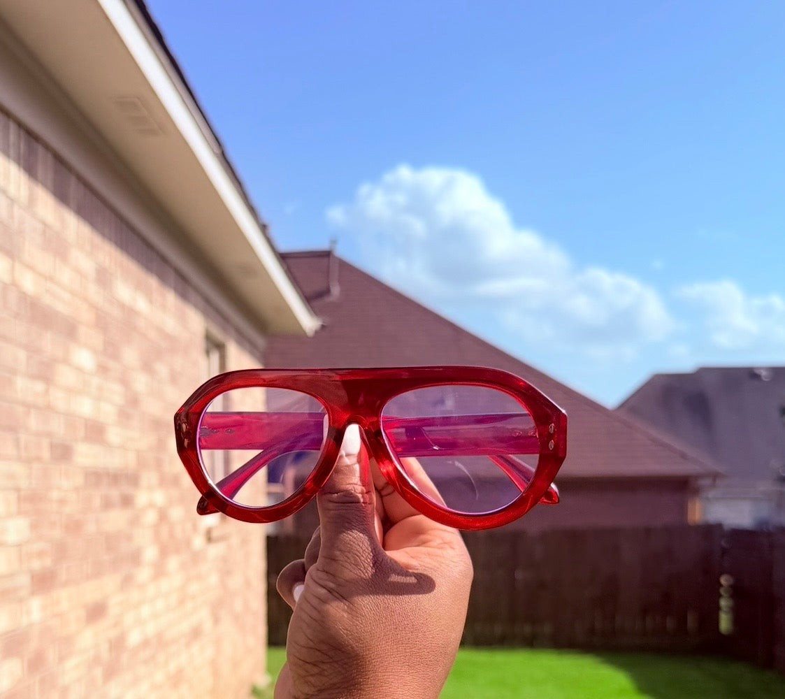 Ruby Red Luxe Frames