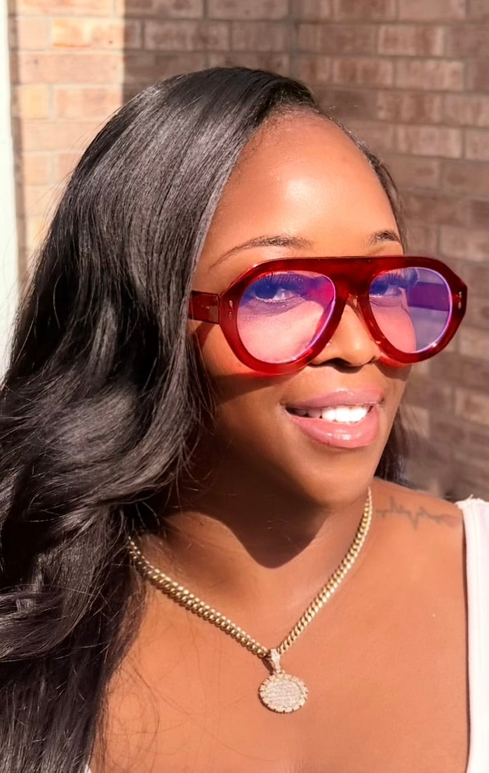 Ruby Red Luxe Frames